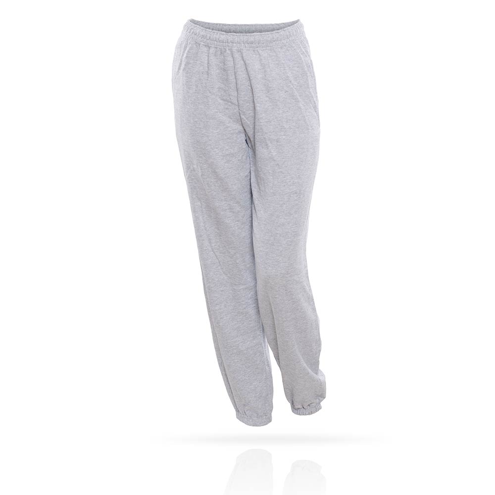 Grey sports pants before post production