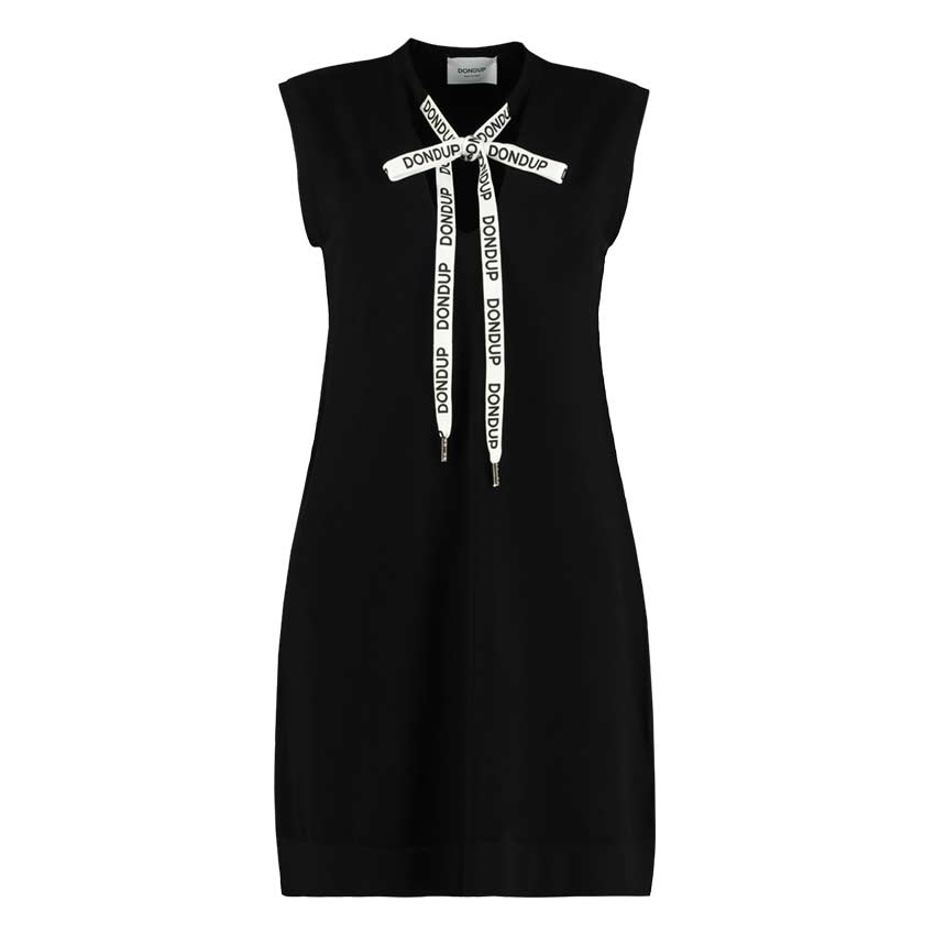 Dondup black dress after post production