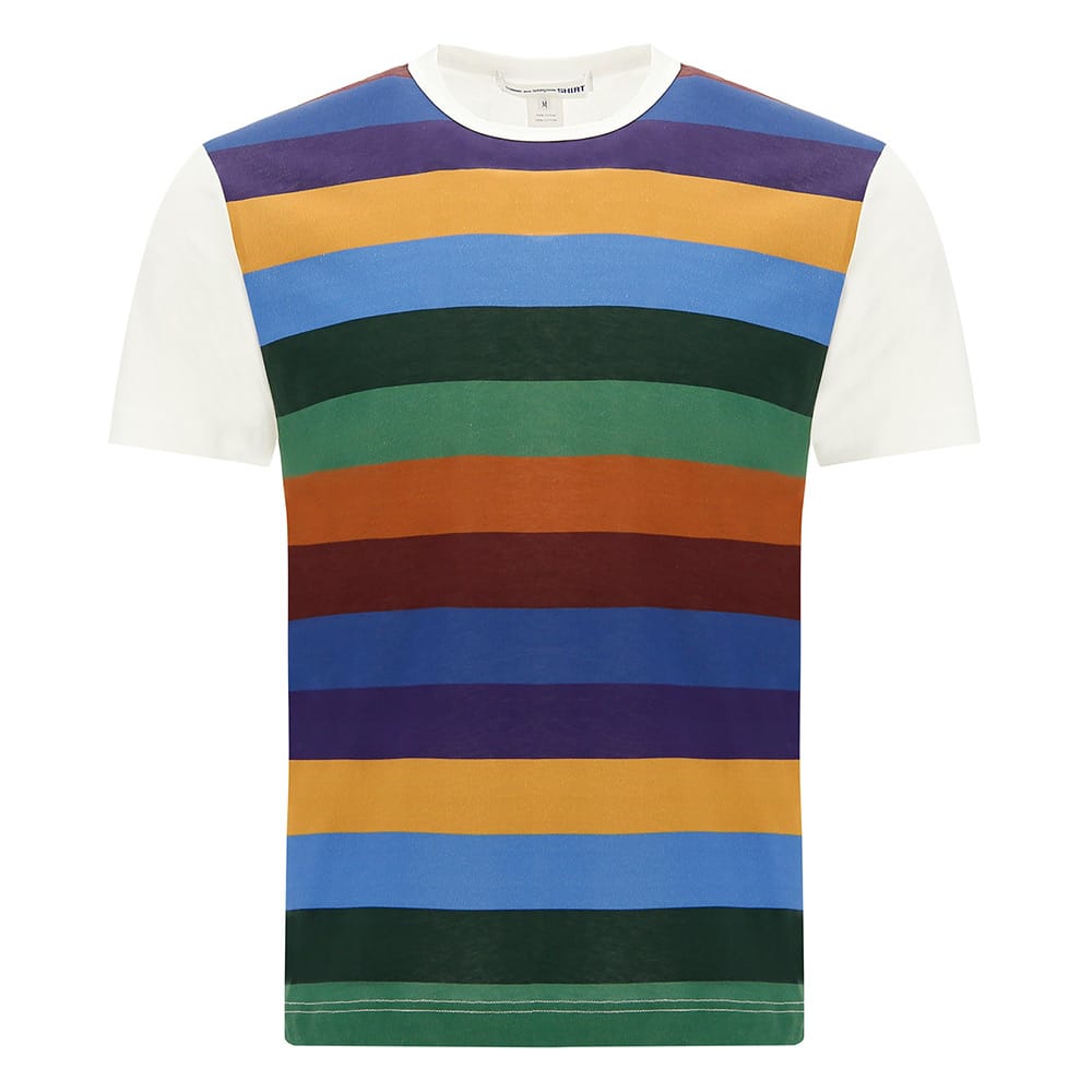 T-Shirt with stripes after post production